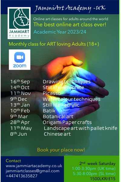 Craft lessons all ages - schedule